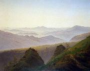 Caspar David Friedrich Morning in the Mountains France oil painting artist